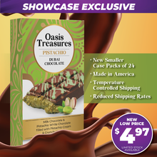 Load image into Gallery viewer, Dubai Chocolate Bar Pistachio by Oasis Treasures in NEW PDQ