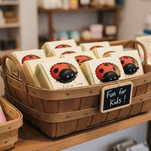 Load image into Gallery viewer, Ladybug Handmade Soap Bar for Kids VEGAN COLD PROCESS