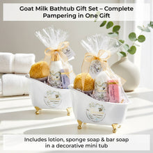Load image into Gallery viewer, Goat Milk Relaxation Hydrating Bath Essential Gift Set: Island Citrus