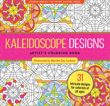 Load image into Gallery viewer, Kaleidoscope Designs Artist's Coloring Book