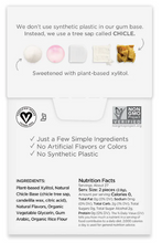 Load image into Gallery viewer, Sugar Free Bubble Gum Natural Chewing Gum - Bulk Pack