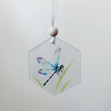 Load image into Gallery viewer, Window Charm - Dragonfly | Suncatcher | Window Art : Circle