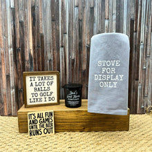 Load image into Gallery viewer, Stove For Display Only - Gray Kitchen Hand Towel