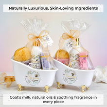 Load image into Gallery viewer, Goat Milk Relaxation Hydrating Bath Essential Gift Set: Island Citrus