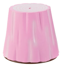 Load image into Gallery viewer, Pink cylindrical cake with white frosting on a white background