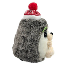 Load image into Gallery viewer, Holiday Hedgehog Plush – Roly 6.5"