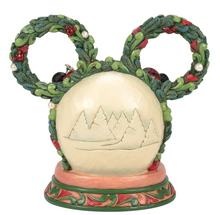 Load image into Gallery viewer, Rear view of Disney's Mickey and Minnie Mouse Decorative figurine.