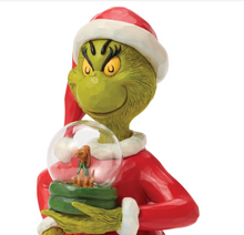 Load image into Gallery viewer, Jim Shore - Grinch Holding Max Snowglobe