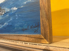 Load image into Gallery viewer, Lighthouse #45 - Original framed artwork on reclaimed wood