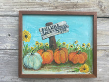 Load image into Gallery viewer, Future Jack-o-Lanterns - original reclaimed wood painting