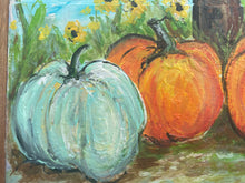 Load image into Gallery viewer, Future Jack-o-Lanterns - original reclaimed wood painting