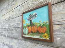 Load image into Gallery viewer, Future Jack-o-Lanterns - original reclaimed wood painting