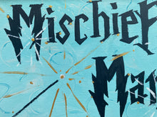 Load image into Gallery viewer, Mischief Managed Hand-painted Framed Sign
