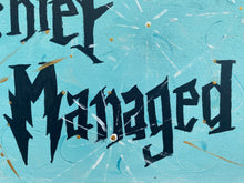 Load image into Gallery viewer, Mischief Managed Hand-painted Framed Sign