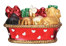 Load image into Gallery viewer, Puppies in a Basket Ornament - Old World Christmas