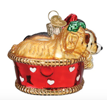 Load image into Gallery viewer, Puppies in a Basket Ornament - Old World Christmas