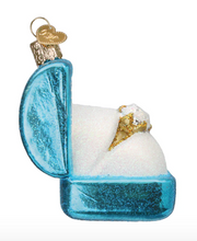Load image into Gallery viewer, Something Blue Ring Box Ornament - Old World Christmas