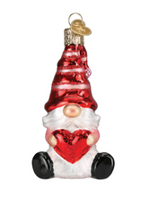 Load image into Gallery viewer, Valentine Gnome Ornament - Old World Christmas