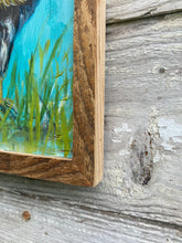 Load image into Gallery viewer, Rooster #23 Original Framed Painting on Reclaimed Wood