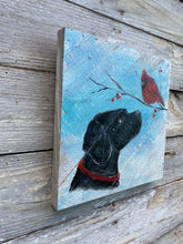 Load image into Gallery viewer, Winter Friends - Hand-painted Wooden Square Pallet Wood Wall Decor
