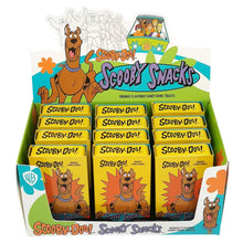 Load image into Gallery viewer, Display of Scooby-Doo! themed snacks packaging with cartoon characters on a white background.