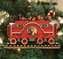 Load image into Gallery viewer, Ginger Cottages NorthPole Express Tender - Illuminated ornament