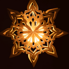 Load image into Gallery viewer, Sullivans Paper Snowflake - Illuminated