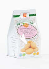 Load image into Gallery viewer, Packaging of Artisanal Biscotti Almond Bites on a white background
