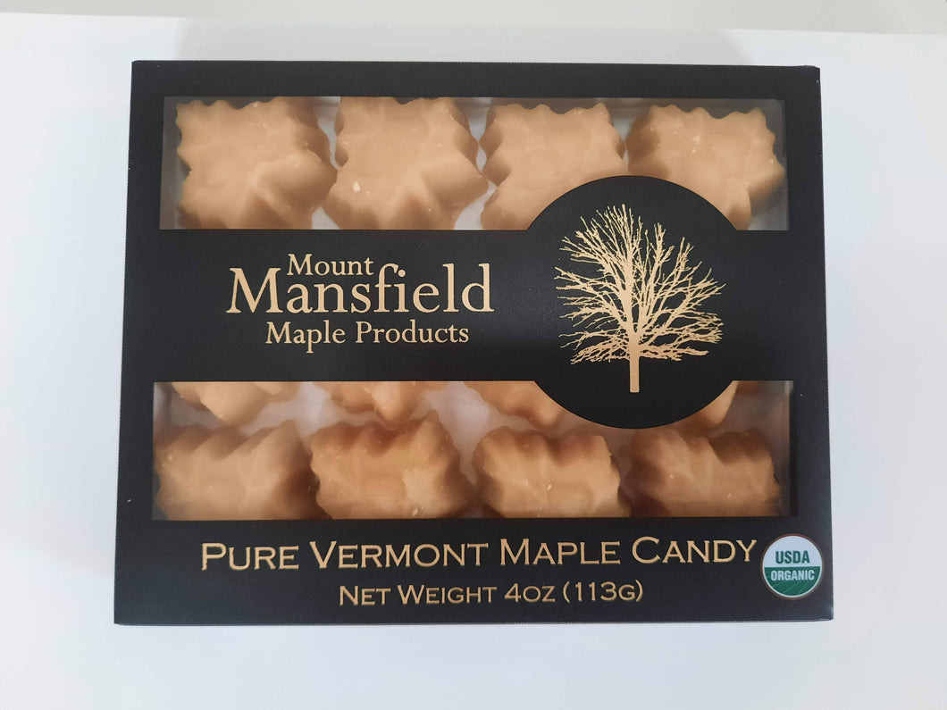 Quarter Pound Box - Organic Pure Maple Sugar Candy