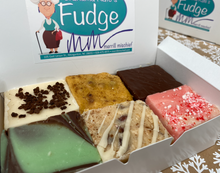 Load image into Gallery viewer, Seasonal Fudge Sampler - 6 Handcut Pieces of Fresh Fudge