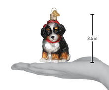 Load image into Gallery viewer, Bernedoodle Puppy Ornament - Old World Christmas