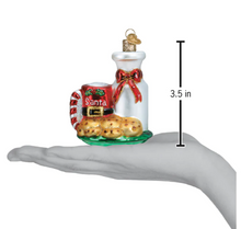 Load image into Gallery viewer, Santa's Milk and Cookies Ornament - Old World Christmas