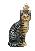 Load image into Gallery viewer, Tabby Cat Ornament - Old World Christmas
