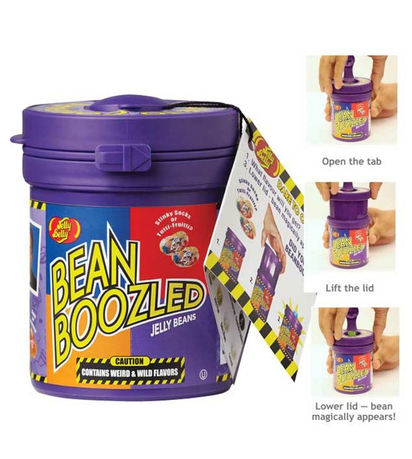 Bean Boozled Dare to Compare Pop Up Game Jelly Bean Dispenser