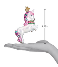 Load image into Gallery viewer, Prancing Unicorn Ornament - Old World Christmas