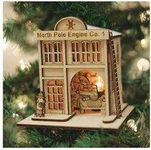 Load image into Gallery viewer, North Pole Engine Company #1 Firehouse - Ginger Cottages