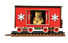 Load image into Gallery viewer, Ginger Cottages Santa's North Pole Express Box Car - Illuminated