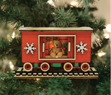 Load image into Gallery viewer, Ginger Cottages Santa's North Pole Express Box Car - Illuminated