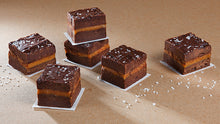 Load image into Gallery viewer, Dark Chocolate Caramel Sea Salt Fudge