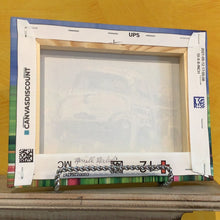 Load image into Gallery viewer, Flower Truck.  8” x 10” canvas print