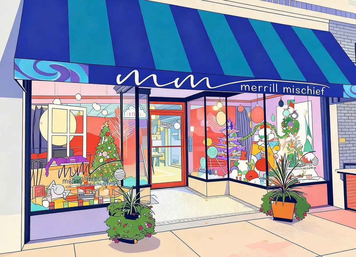 illustration of Merrill Mischief Storefront