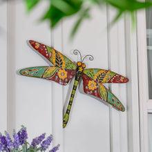 Load image into Gallery viewer, Boho Dragonfly, Red/Green: Multi
