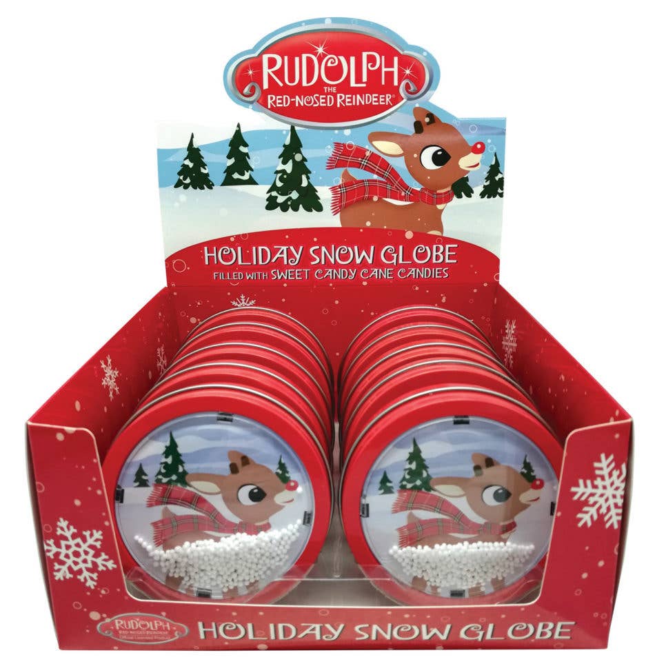 Rudolph Snow Globe