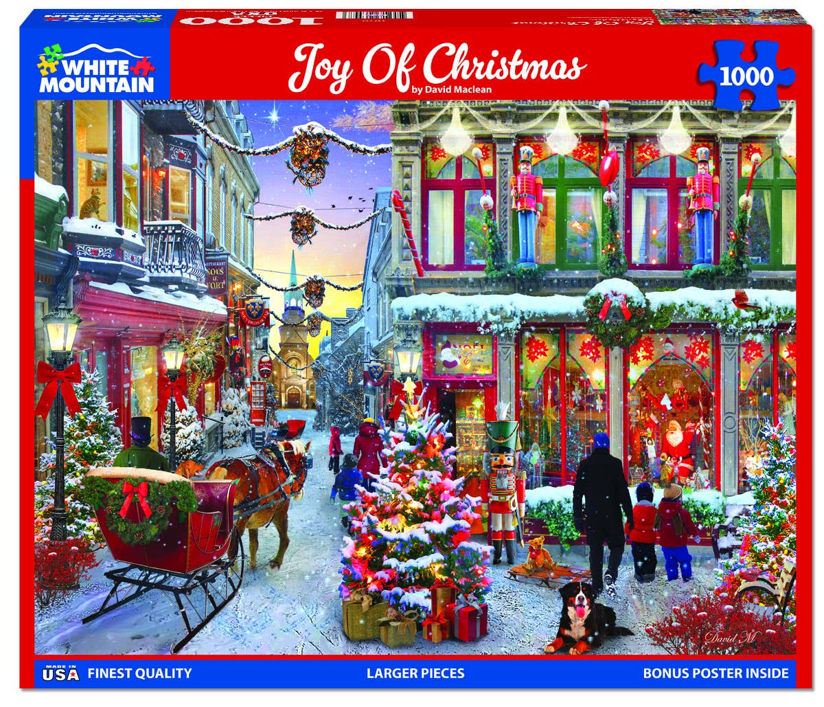 Joy Of Christmas (1910pz) - 1000 Piece Jigsaw Puzzle - White Mountain Puzzles