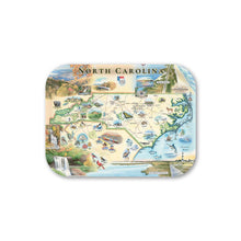 Load image into Gallery viewer, North Carolina Map Serving Trays: Large Rectangle

