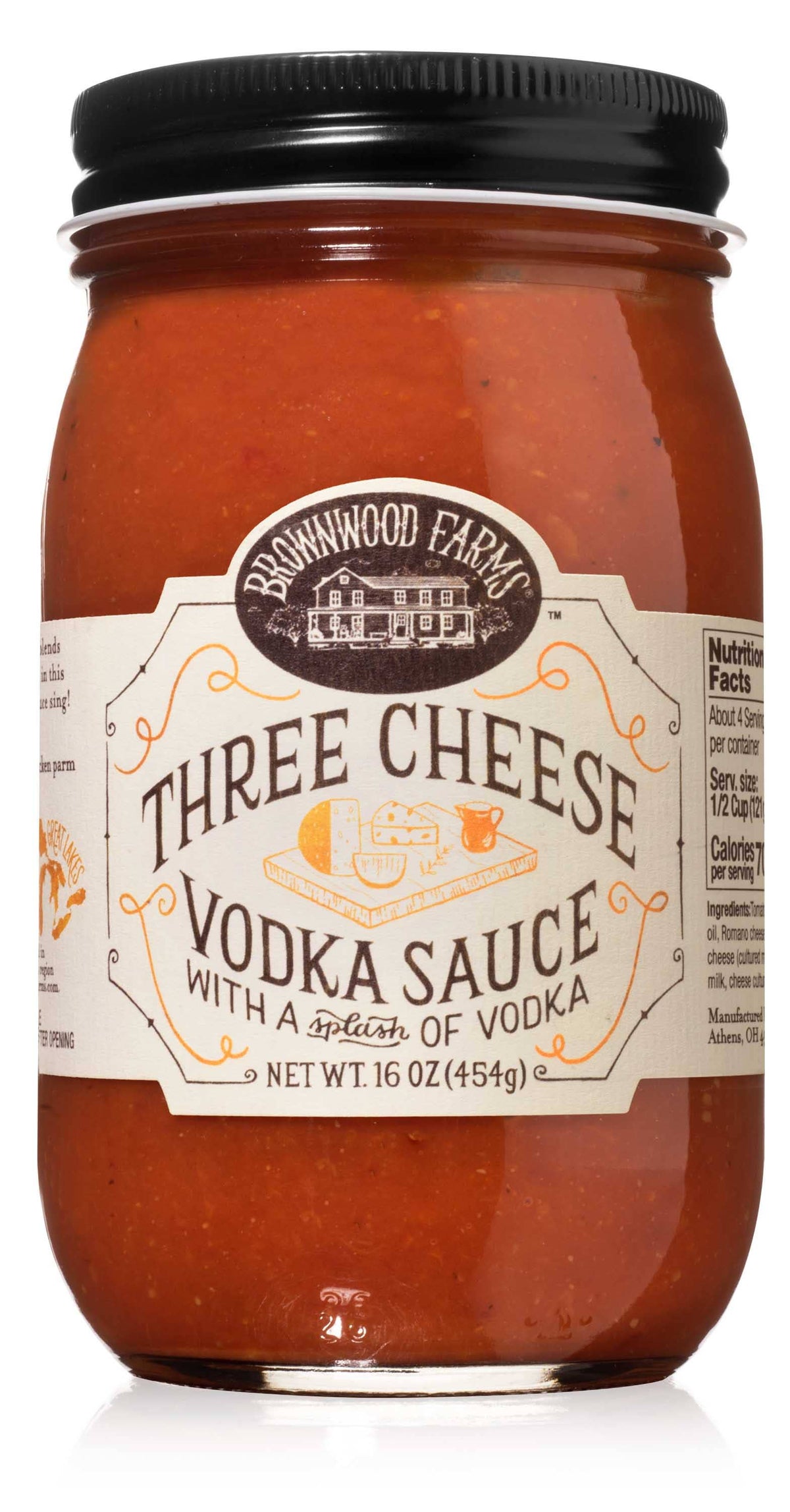 16 oz. Pasta Sauces - Three Cheese Vodka Sauce