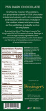 Load image into Gallery viewer, Bissinger&#39;s 75% Dark Chocolate Bar
