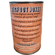 Load image into Gallery viewer, Canned Bigfoot | Stuffed Animal Plush | Funny Jokes Big Foot: Standard Lid
