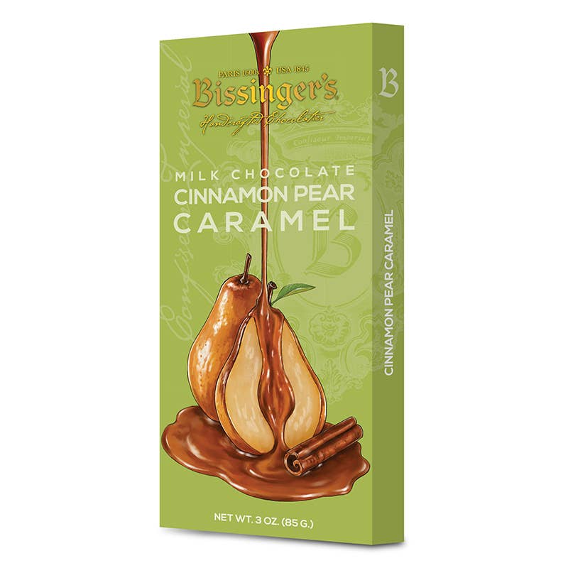 Bissinger's Milk Cinnamon Pear Caramel Bar - 3 OZ
