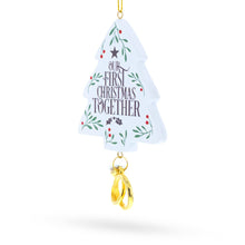 Load image into Gallery viewer, Our First Christmas Together Wedding Rings Ornament
